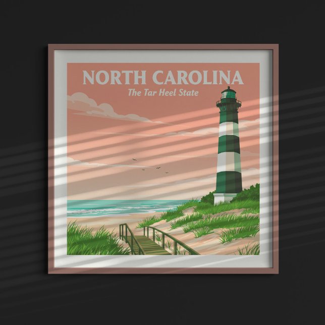 Vintag North Carolina Poster (Von Creator hochgeladen)