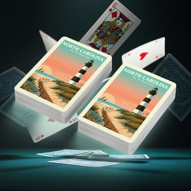 Vintag North Carolina Spielkarten (Von Creator hochgeladen)