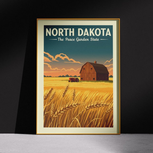 Vintag North Dakota Poster (Von Creator hochgeladen)