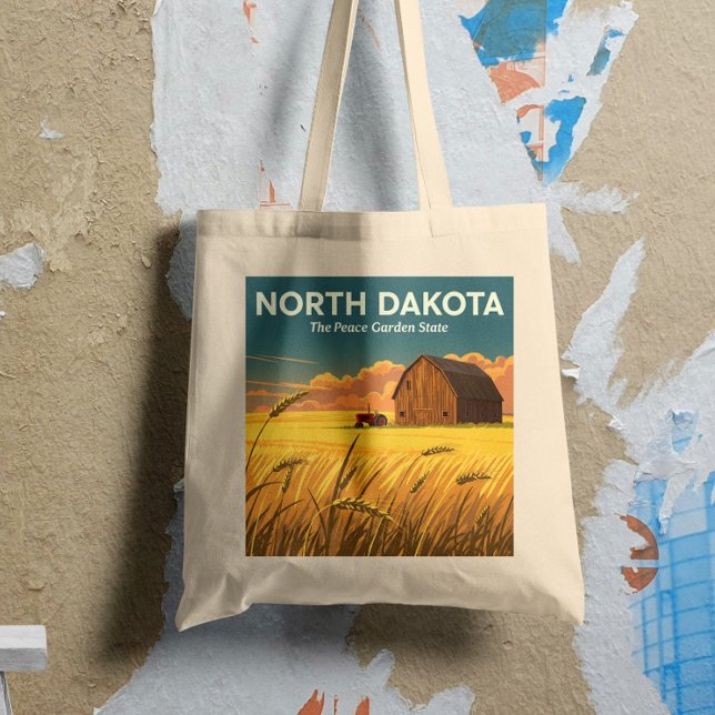 Vintag North Dakota Tragetasche (Von Creator hochgeladen)