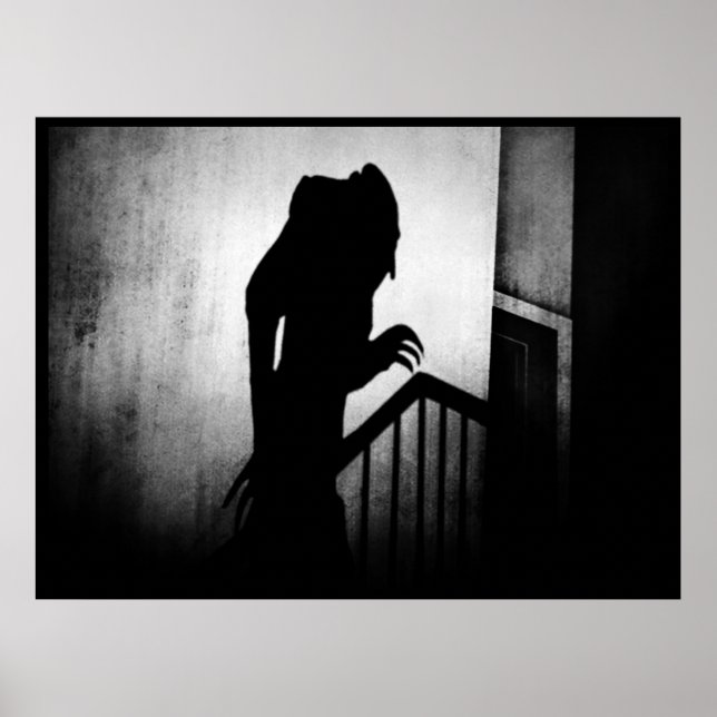 Vintag Nosferatu Shadow Scene Poster (Vorne)