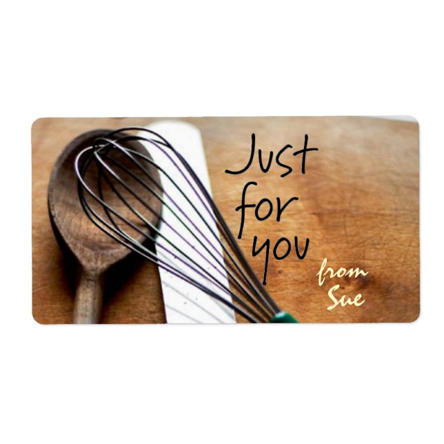 Vintag nur für Sie, Labels zu backen (Vorne)