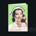 Vintag Nurse Funny Birthday Card Karte<br><div class="desc">Gespeicherte Krankenschwestern haben alles gesehen und lebten,  um die Geschichten zu erzählen. Mit dieser lustigen Karte mit einer Vintagen Krankenschwester senden Sie Ihrem Lieblingsschwester Glückwünsche zum Geburtstag.</div>