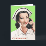Vintag Nurse Funny Birthday Card Karte<br><div class="desc">Gespeicherte Krankenschwestern haben alles gesehen und lebten,  um die Geschichten zu erzählen. Mit dieser lustigen Karte mit einer Vintagen Krankenschwester senden Sie Ihrem Lieblingsschwester Glückwünsche zum Geburtstag.</div>