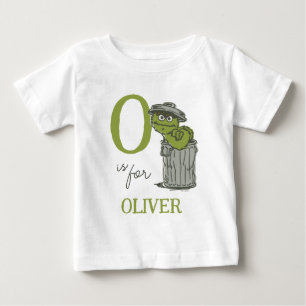 Vintag - O ist für Oscar   Name hinzufügen Baby T-shirt