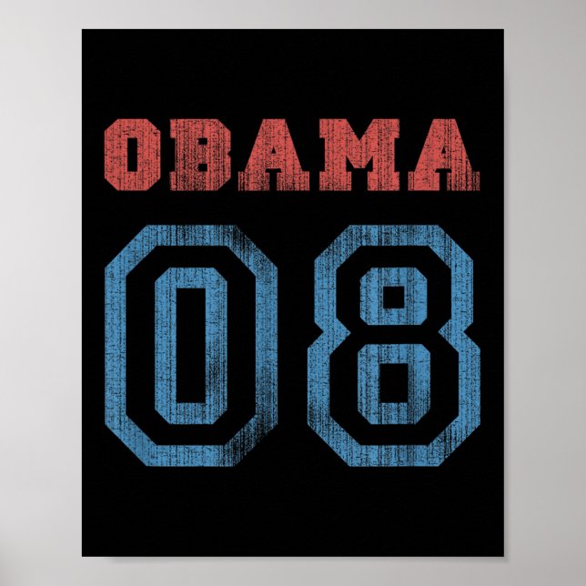 Vintag Obama 08 Poster (Vorne)