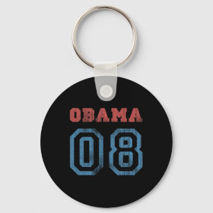 Vintag Obama 08 Schlüsselanhänger