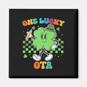 Vintag One Lucky Ota St Patrick Day School Istant Magnet
