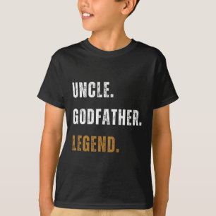 Vintag Onkel Godvater Legend Witziger neuer Onkel T-Shirt