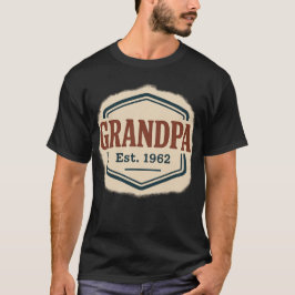 Vintag Opa T - Shirt - "Opa Est. 1962 Zoll