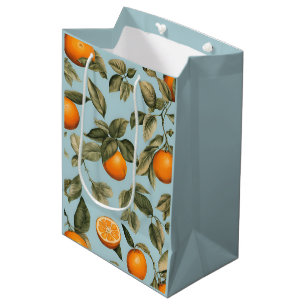 Vintag orange mittlere geschenktüte
