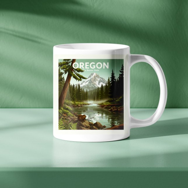 Vintag Oregon Kaffeetasse (Von Creator hochgeladen)