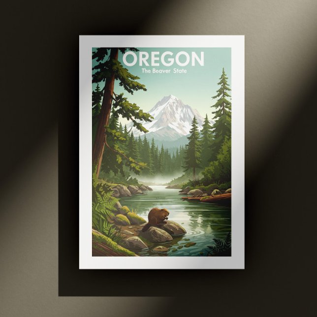 Vintag Oregon Postkarte (Von Creator hochgeladen)