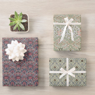 Vintag Oriental Morris Pattern Little Chintz Eden Geschenkpapier Set