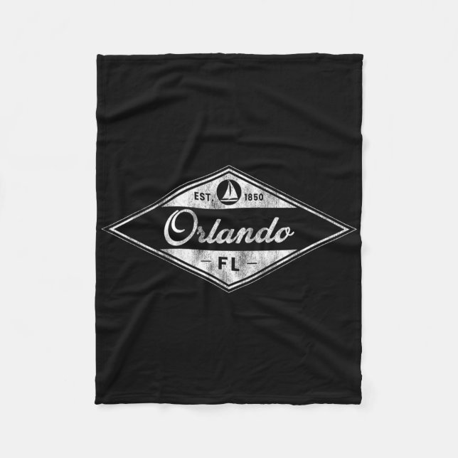 Vintag Orlando Fleecedecke (Vorderseite)