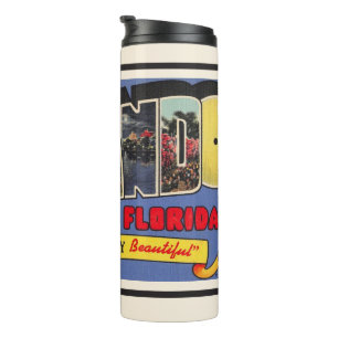 Vintag Orlando Florida Thermosbecher