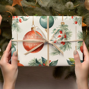 Vintag Ornamnet Geschenkpapier