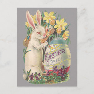 Vintag Osterhase Feiertagspostkarte