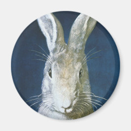 Vintag Osterhase, Niedliches Furtweinkaninchen Magnet