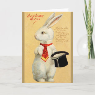 Vintag Osterhase Ostergarantie Feiertagskarte