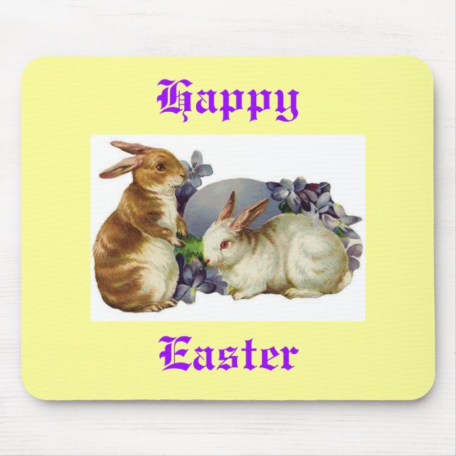 Vintag-Ostermousepad Mousepad (Vorne)