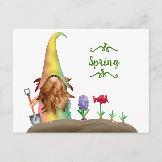 Vintag Ostern Bunny Postcard Feiertagspostkarte (Vorderseite)