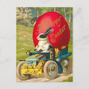 Vintag Ostern Bunny Postcard Feiertagspostkarte