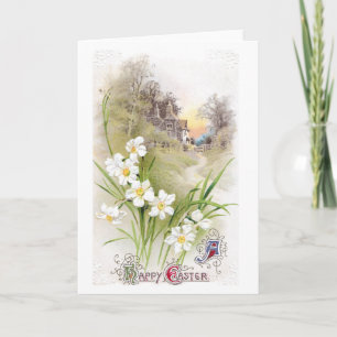 Vintag Ostern Feiertagskarte