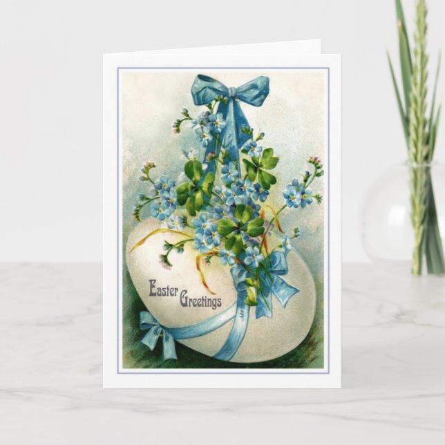 Vintag Ostern Feiertagskarte (Vorderseite)