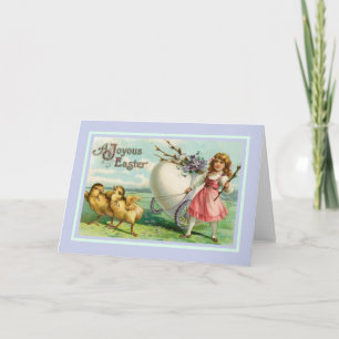 Vintag Ostern Feiertagskarte