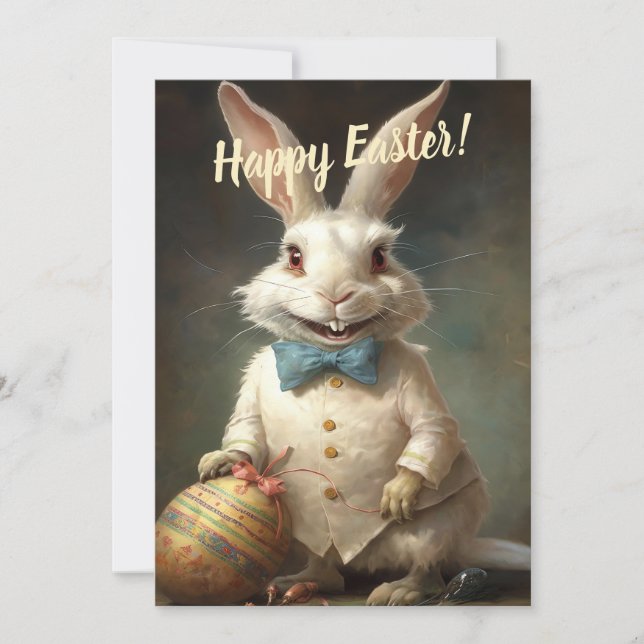 Vintag Ostern Feiertagskarte (Vorderseite)