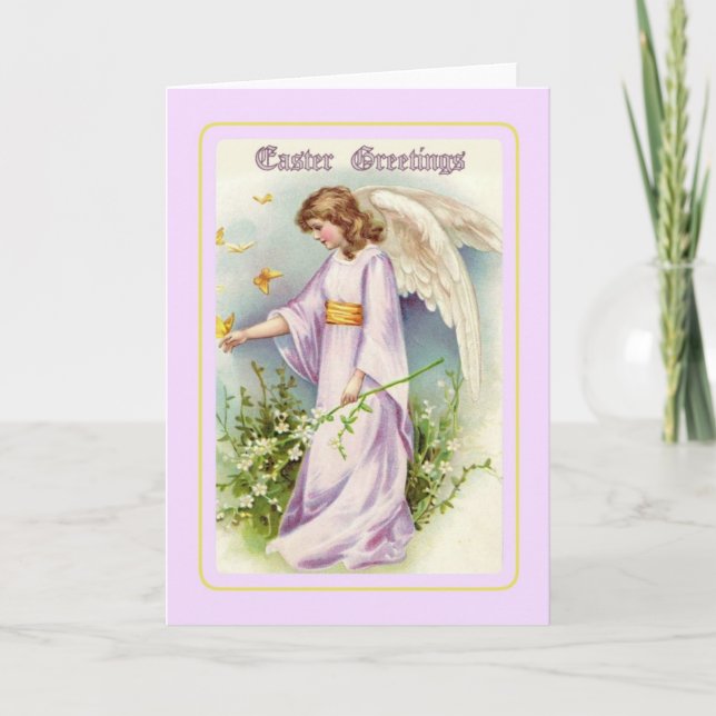 Vintag Ostern Feiertagskarte (Vorderseite)