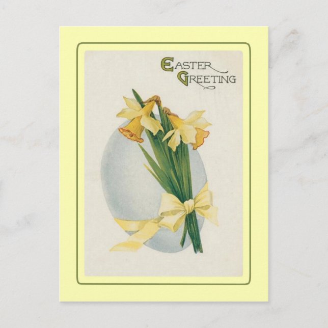 Vintag Ostern Feiertagspostkarte (Vorderseite)