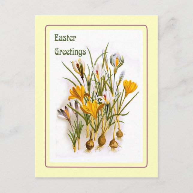 Vintag Ostern Feiertagspostkarte (Vorderseite)