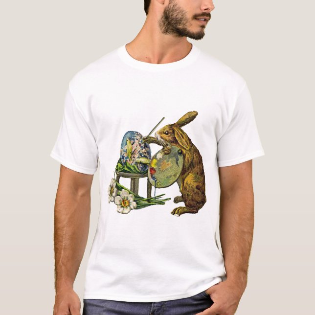 Vintag Ostern T-Shirt (Vorderseite)