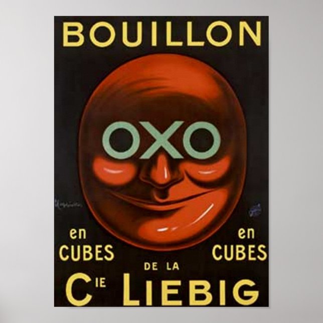 Vintag OXO Buillion Ad - Cie Liebig Poster (Vorne)