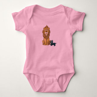 Vintag Oz - Feige Lion trifft Toto Baby Strampler