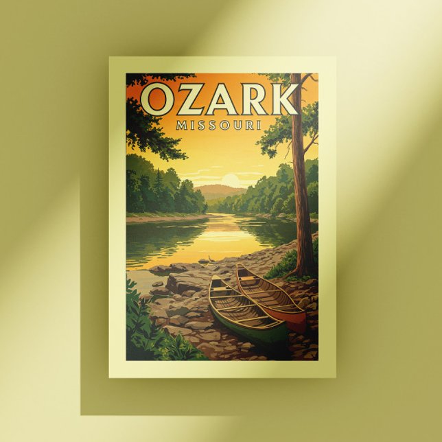 Vintag Ozark Missouri Postkarte (Von Creator hochgeladen)