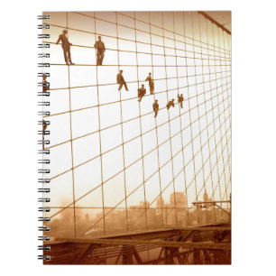 Vintag Painters Brooklyn Bridge Notizblock