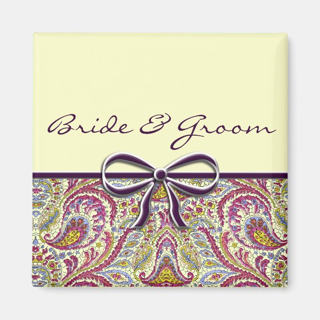 Vintag Paisley Magnet (Vorne)