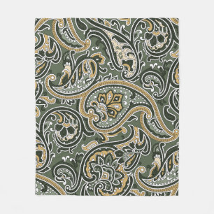 Vintag Paisley orientalisches Muster Nahtlos p Fleecedecke