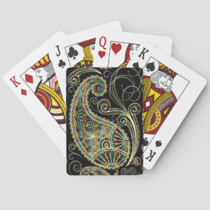 Vintag Paisley Pattern Spielkarten