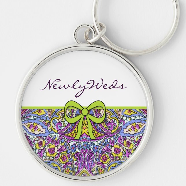 Vintag Paisley Schlüsselanhänger (Vorne)