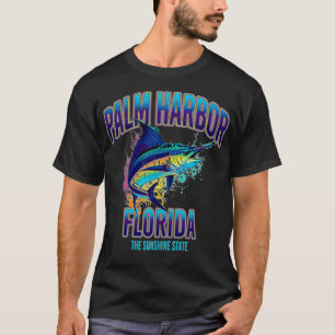 Vintag Palm Harbour Florida Retro FL, Vorderseite T-Shirt