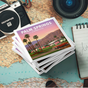 Vintag Palm Springs California Magnet