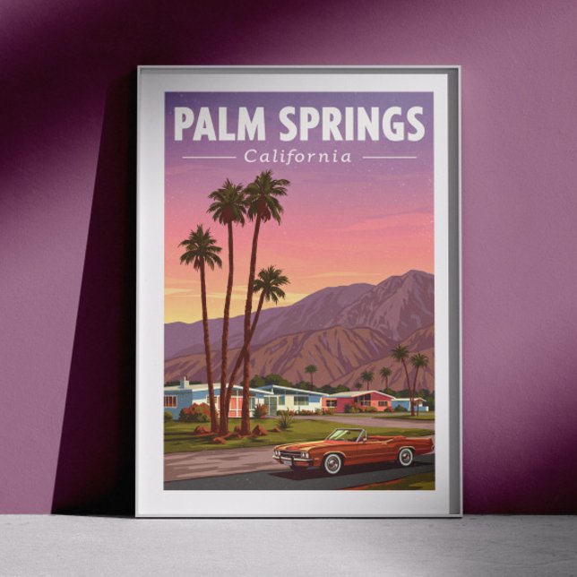 Vintag Palm Springs California Poster (Von Creator hochgeladen)