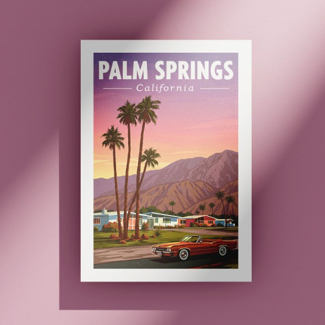 Vintag Palm Springs California Postkarte (Von Creator hochgeladen)