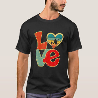 Vintag Panda Bear Lover Zookeeper Vale gestört T-Shirt