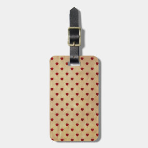 Vintag Paper Polka Hörmuster Gepäckanhänger