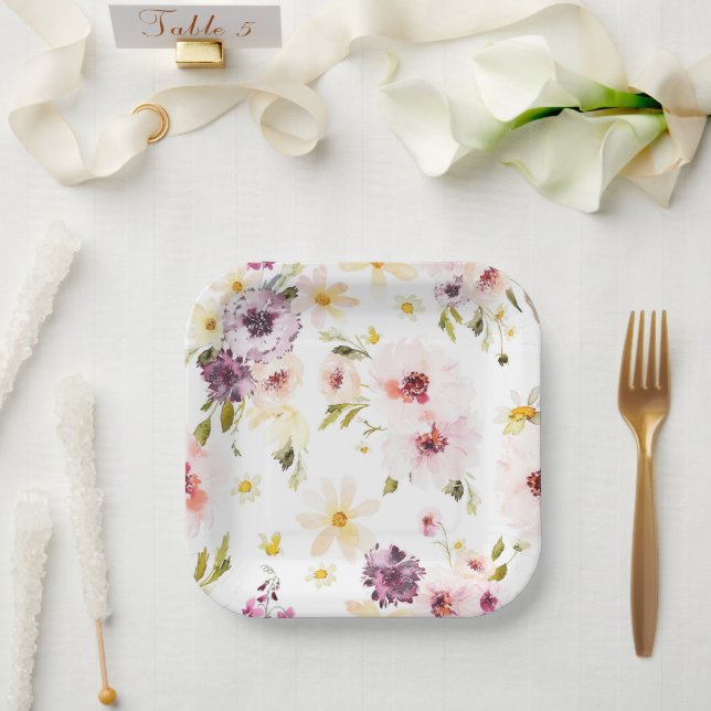 Vintag Pappteller (Hochzeit)